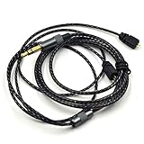 Replacement Parts  DIY Audio Cable line for Ultimate Ears UE FI10 TF15 TF10 SF3 SF5 5Pro 5EB 5Pro - (Colour:Black)