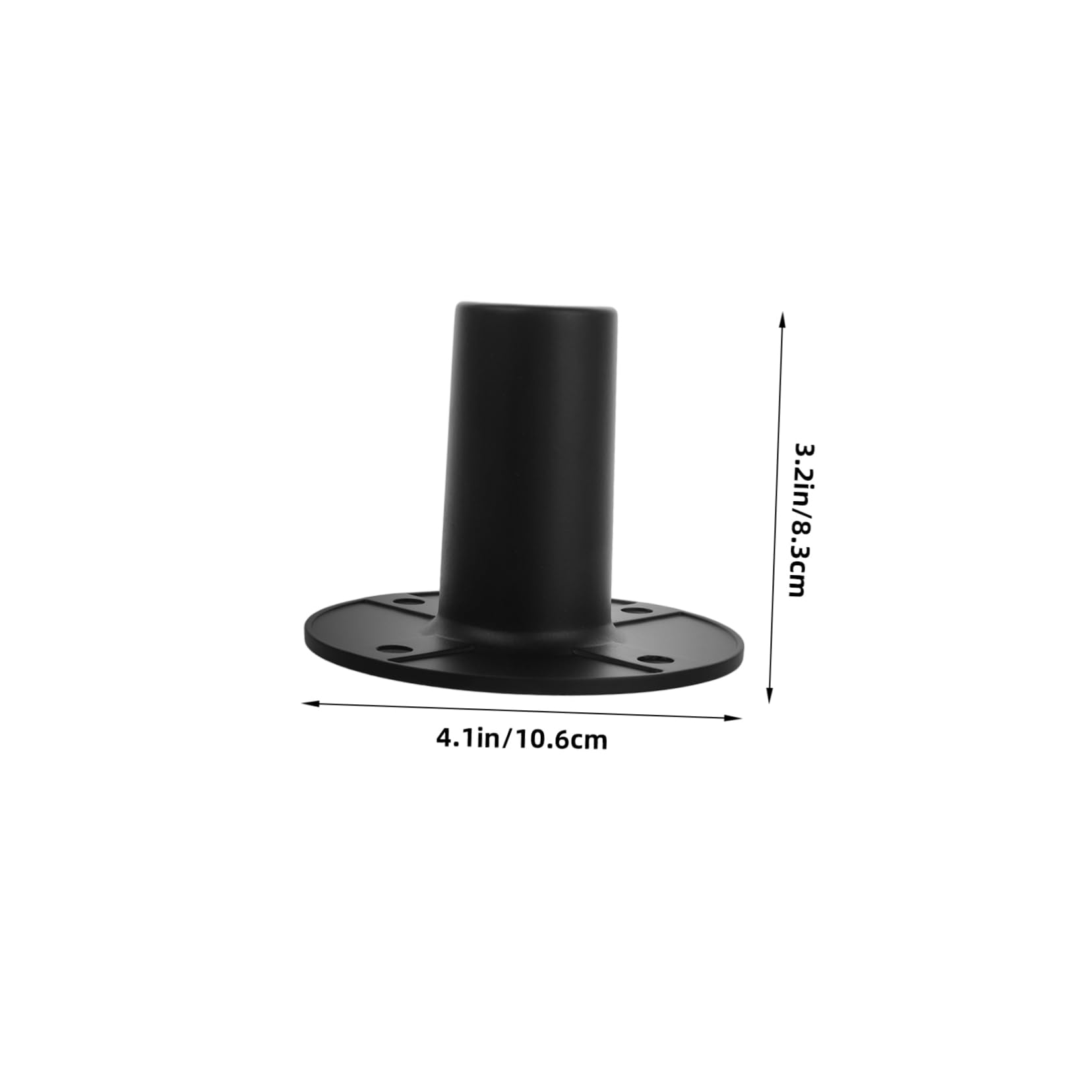 jojofuny Aluminum Speaker Stand Base Stage Accessory DIY Speaker Kit Metal Support for Performances