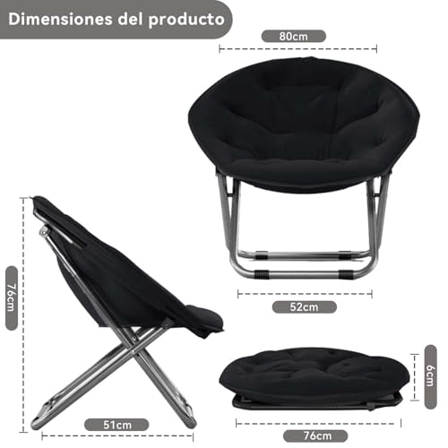 Reviews de Sillas plegables favoritos de las personas. 14 Imagen adicional