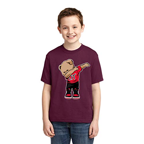 Cute Dabbing Teddy Bear Dab Funny Lit Streetwear | Boys Pop Culture Graphic