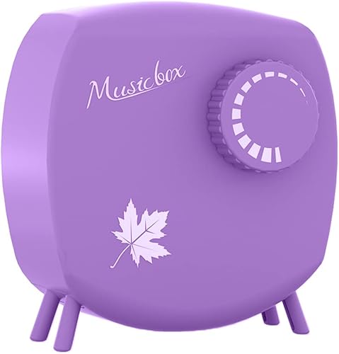 Mini caja de música, con cajas musicales giratorias, varias canciones disponibles, adecuada para cumpleaños o decoración de escritorio para niños y