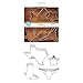 R&M International Texas Cookie Cutters, State, Cowboy Boot, Longhorn, Star, 4-Piece Set