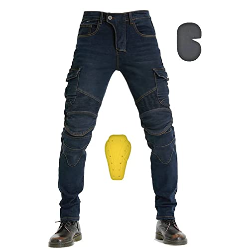 Pantalon de moto de course en jean bleu XL idéal pour vos sorties route