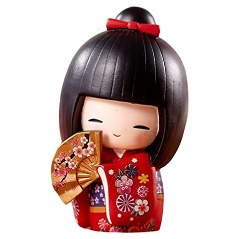 BESPORTBLE Muñeca Kokeshi Geisha Japonesa Cover