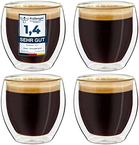 Creano Zestaw 6 szklanek termicznych DG-B, 400 ml, szkło, przezroczyste, 400 ml - 6 sztuk
