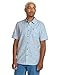 Volcom Men's Bankstone Shortsleeve Printed Woven Shirt-Lightweight Button-Up, Soft Cotton Blend, Casual Fit for Summer, Poolside