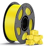 ANYCUBIC PLA Filament 1.75mm, 3D Printer Filament, Intelligent Identification, Dimensional Accuracy +/- 0.02mm, 1KG Reusable Spool Yellow