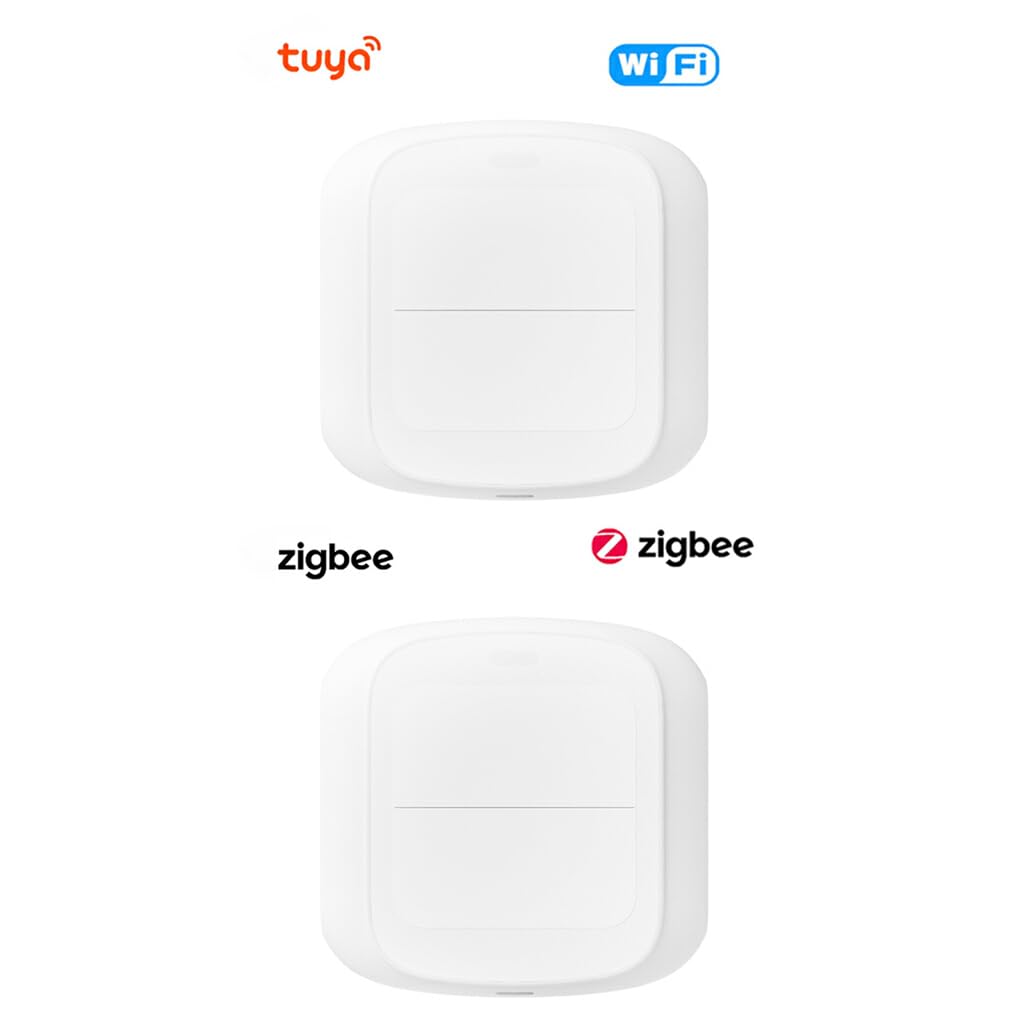 IOIUSKKU 4 Juegos de Interruptor de botón Zigbee portátil - Controlador Pro para el hogar Inteligente Interruptor inalámbrico Botón de Escena Interruptor Push Smart Switch WiFi, WiFi 4Conjunto