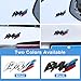 Erivis 2 Pack Car Sport Stickers, Metal 3D Badges Sticker for BMW Emblem Logo Decals for BMW X3 X5 X7 X1 X6 X2 X4 3 5 7 8 2 6 4 1 M Series iX Z4 XM Car Decoration Accessories (Black)