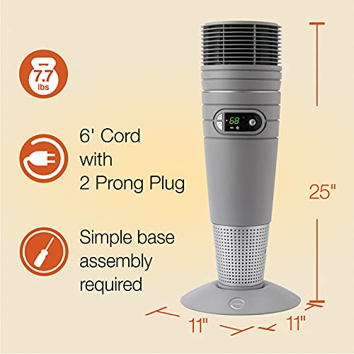 Lasko Heating Space Heater, 25", Grey 6462 #TOP4