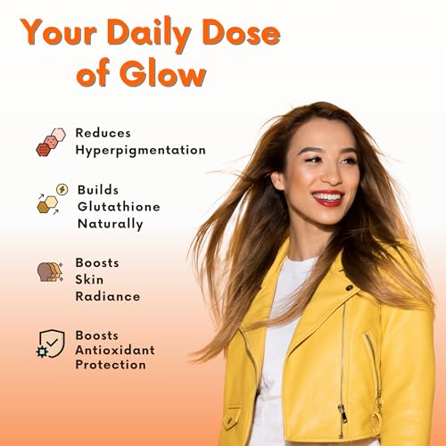 Image of Vedapure L Glutathione Effervescent Tablets with Vitamin C & E | Skin Brightening, Hydration & Collagen Support | For Men & Women | 15 Orange-Flavored Tablets (Pack of 2)