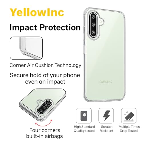 Image of Hybrid Clear Case for Nothing Phone 3, Hard PC+TPU Shockproof, Anti-Yellowing Cover with Camera Protection (Transparent)