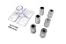 Drill Guide Dowel Kit Jig with 6 Bushings 3/16”, 1/4”, 5/16”, 3/8”, 7/16" and 1/2”