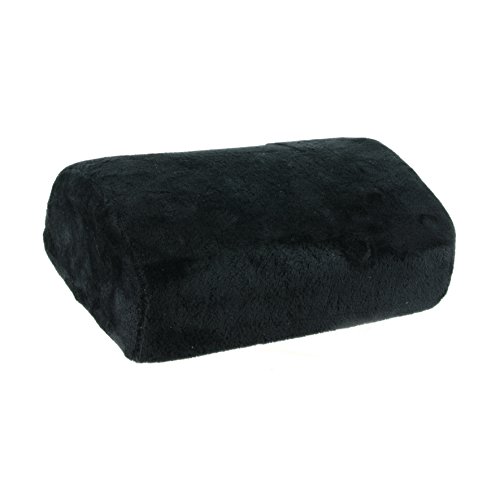 sensly SB83930 Coussin Nuque Mémoire de Forme PU Noir 21 x 7, 50 x 14, 50 cm Cover
