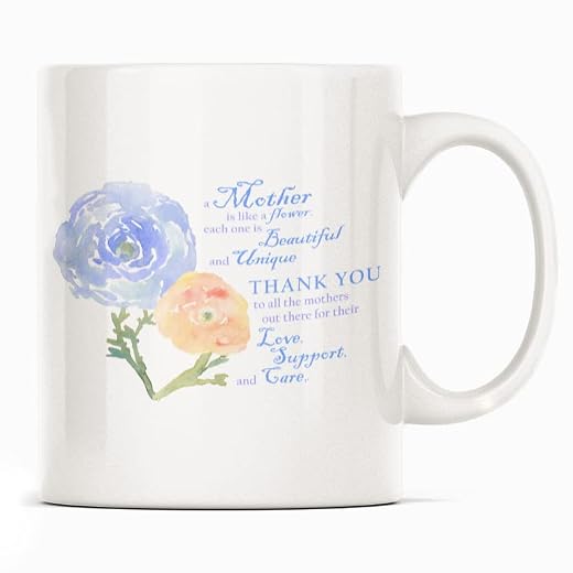 Dikt om mamma var och en som blomma glad mors dag mugg nyhet rolig kaffe tekopp present, 325 ml set endast mugg