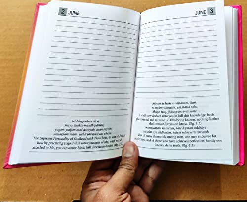 Image of Radha Krishna Spiritual Diary 2026 From Vrindavan || Journal (Bhagvad Gita Meditations)