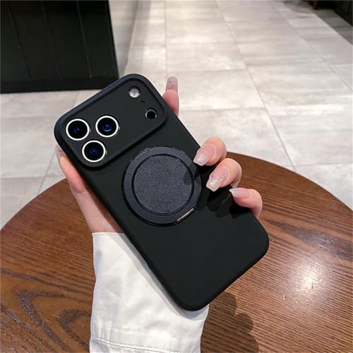 iphone15plus 用ケース magsafe対応 液状シリコン ワイヤレス充電 車用マグネット式吸引器 アイフォ15plus インビジブルキックスタンド 持ちやすい 指紋防止 すべらない いphone15plus用 ケース 落下防止の四隅