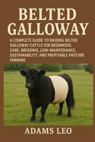 Image of BELTED GALLOWAY: A Complete Guide To Raising Belted Galloway Cattle For Beginners: Care, Breeding, Low- Maintenance, Sustainability, And Profitable Pasture Farming