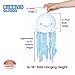 Cuddle Barn - Original Jellyfish Bubbles | Soft Jelly Fish Plush Toy | Hanging Loop | Gentle Color Changing Lights | Plays Ocean Melodies - Gift for Baby, Toddlers, Kids - 18 Inches