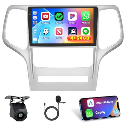 Inefala [4G+64G] Android 15 Car Stereo for Jeep Grand Cherokee