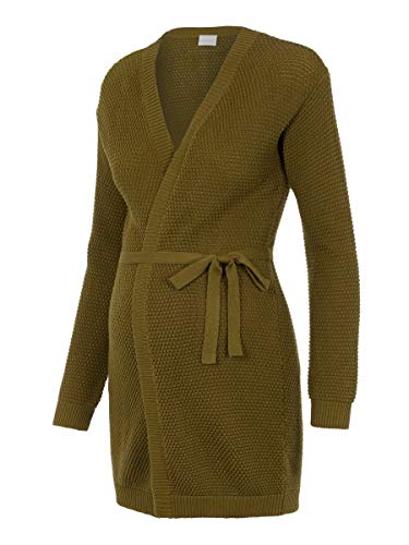 MAMALICIOUS MLCRYSTALINE L/S Knit Cardigan A. Rebecas, Nutria, M para Mujer