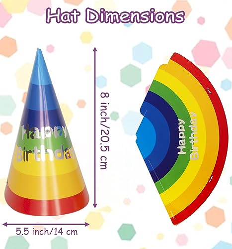 Tigerdoe Birthday Party Hats - Happy Birthday Theme Set- Party Supplies and Decor - 36 Piece Set - 12 Hats - 12 Sunglasses - 12 Whistles - by Tigerdoe - Image 4