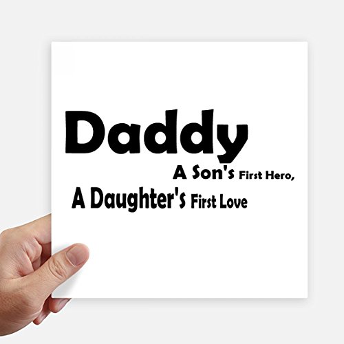Festival de Papa autocollant carré DIYthinker, le cadeau idéal pour décorer ses objets