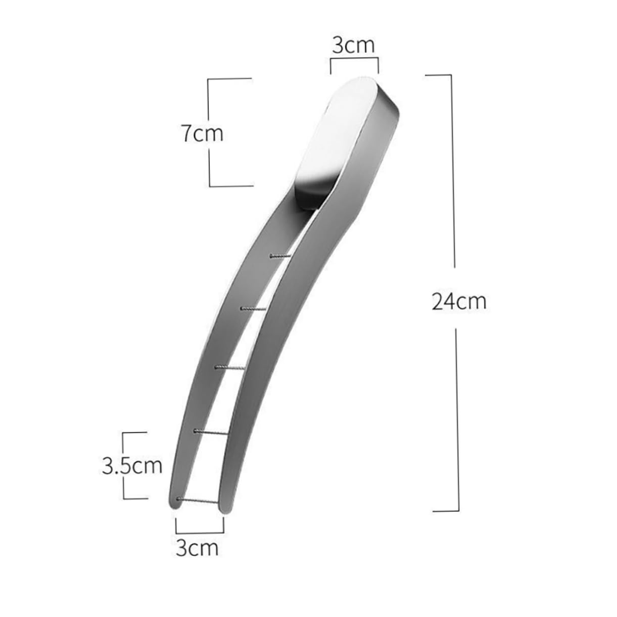 ABOOFAN 1Pc Stainless Steel Watermelon Cutter Tool Creative Melon Slicer for Effortless Cubes for Summer Gatherings for Watermelon and Muskmelon