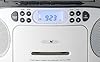 Reflexion CD Player with Cassette and Radio for Mains and Battery Operation (PLL FM Radio, LCD Display, AUX Input, Headphone Jack), White/Grey, RCR2260 #5