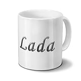 lada 2101 chrom Personalisierte Tasse mit Namen Lada