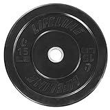 Lifeline Rubber Bumper Plate - Multiple Weight Options ,15 LBS