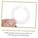 Gadpiparty 24pcs Plastic to Lampshade Converter Rings Safe and Practical Shade Fixing Tools for Easy Installation Homes Restaurants and Hotels