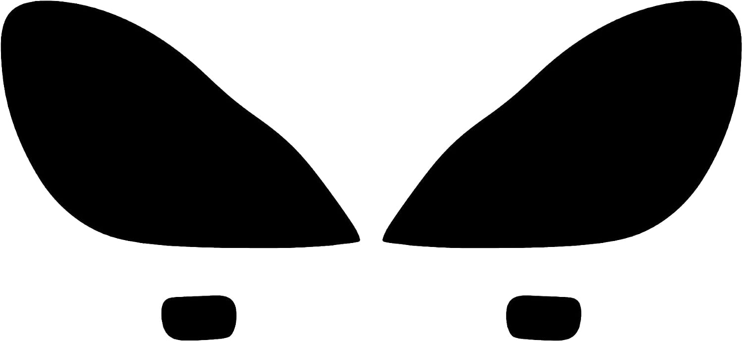 Rvinyl Headlight Tint Covers Compatible with Lexus SC 2002-2010 - Blackout Smoke