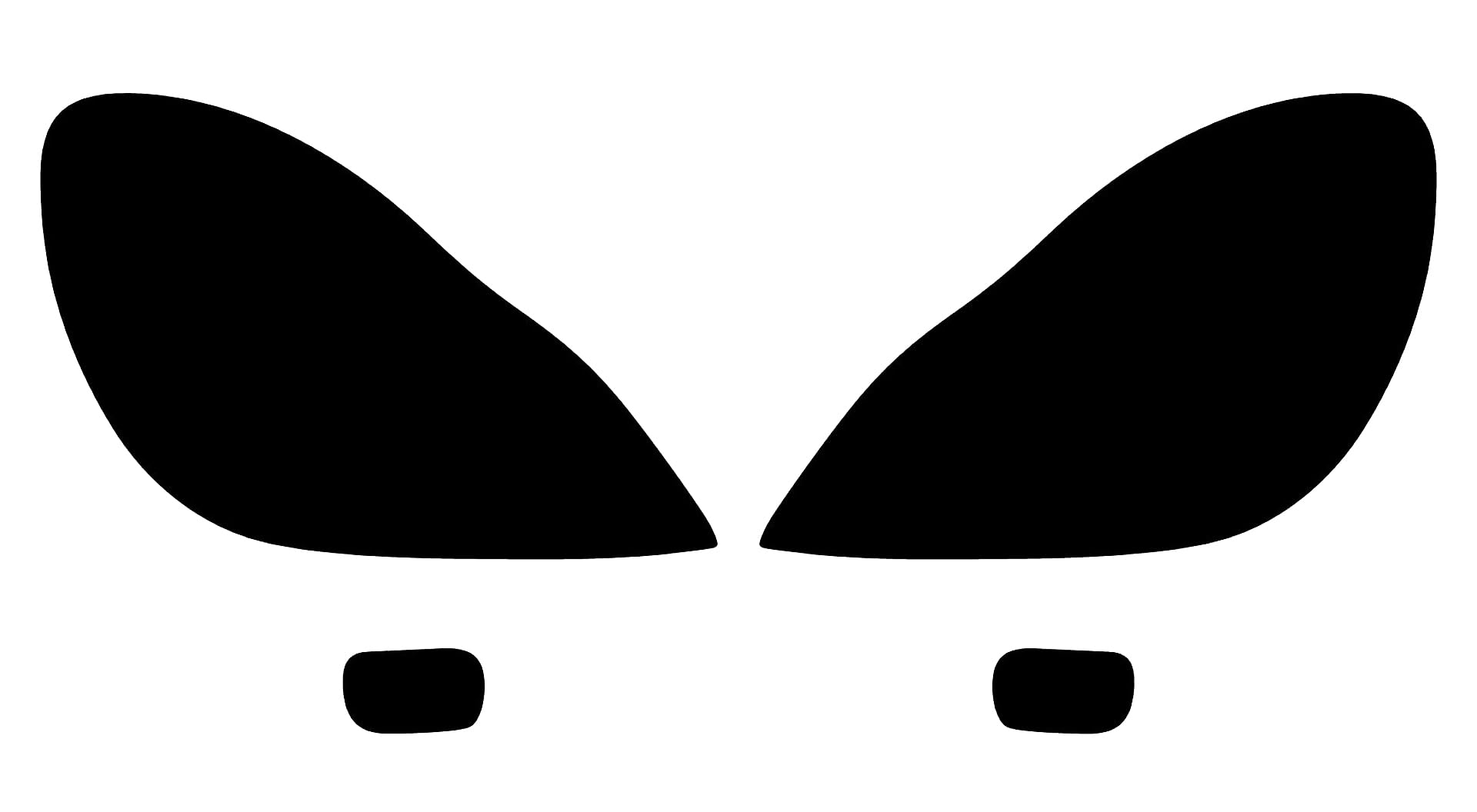 Rvinyl Headlight Protection Film Covers Compatible with Lexus SC 2002-2010 - Matte Smoke