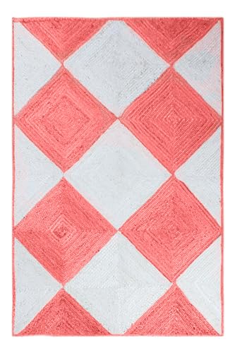 Tapis en jute tressé résistant pour protéger le sol du salon - 2