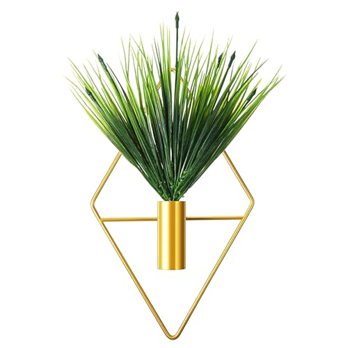 DiiWmme Wall Planter Vase with Artificial Plants, Geometric 