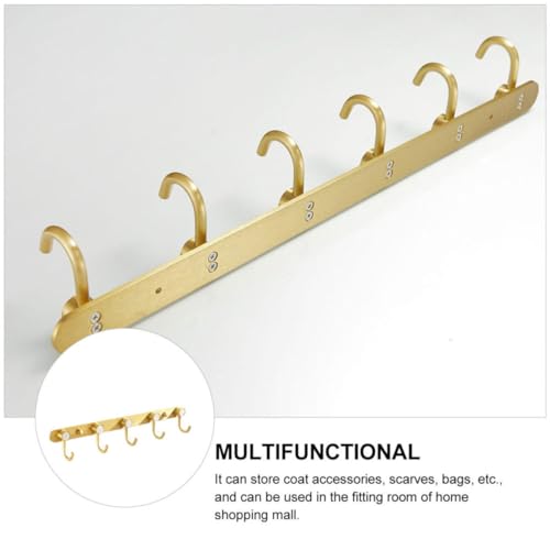 Aluminium spatial de salle de bain support mural blanc 5 crochets premium