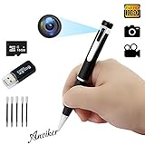 [page_title]-Versteckte Kamera Stift Kamera 1080p Real HD Cover Objektiv Pen Cam, kostenlose 16 GB Micro SD eingebaut und Micro SD Reader & 5 Tinte füllt Inc, Voice und Bild Executive Multifunktions-DVR MEHRWEG