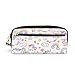 Produktbild Reißverschluss Stift Schreibwaren Tasche Wildlife Pencil Case für Student Boy Girl Nette Einhorn Regenbogen Wolke Kosmetische Make-up Tasche Tasche Geldbörse