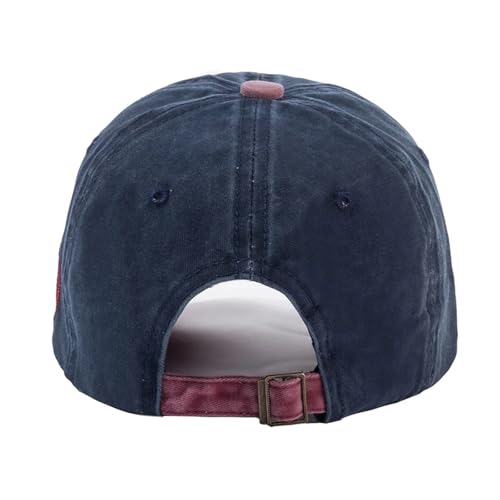 Gorra de béisbol contra el sol de algodón lavado transpirable estilo Canadá 7