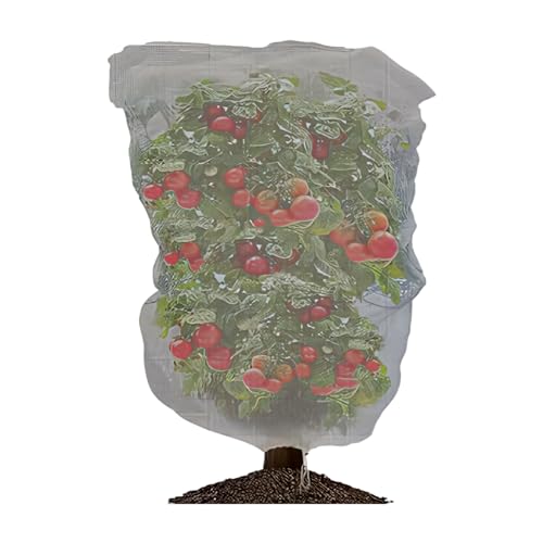 ABILEAD 防虫ネット 防鳥ネット 多用途 防塵 防水 菜園 花壇 ベランダ 日焼け防止 園芸 プランター 虫よけ 通気性 植物保護カバー (80cm x 80cm)