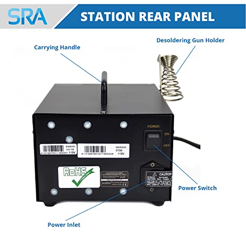 Aoyue 474A++ 80 Watt Digital Desoldering Station With Built-In Vacuum Pump #TOP6