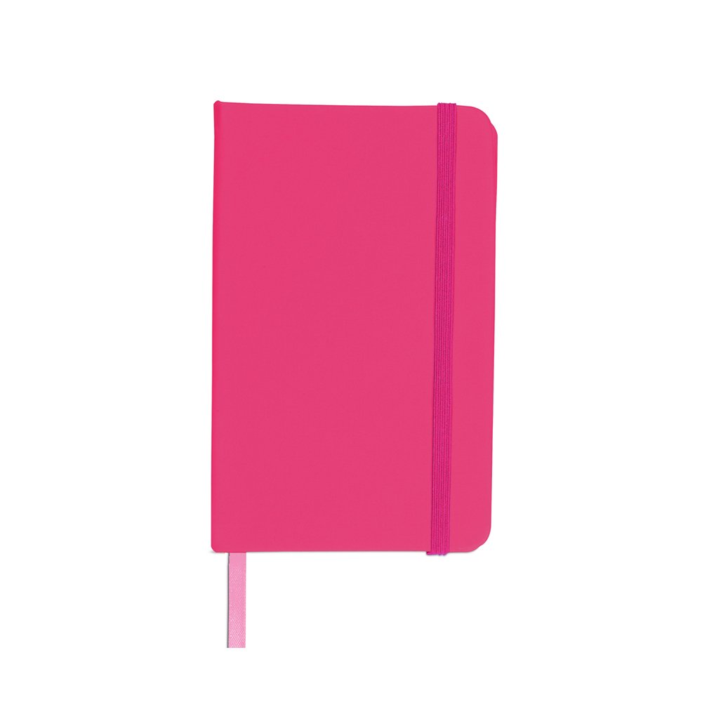eBuyGB A5 Coloured Hardback Lined Paper Notebook, Pink