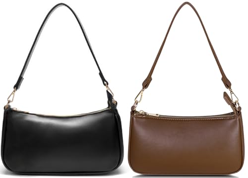 Shoulder Bag for Women Retro Vegan Leather Classic Clutch Tote Hobo HandBags Purses