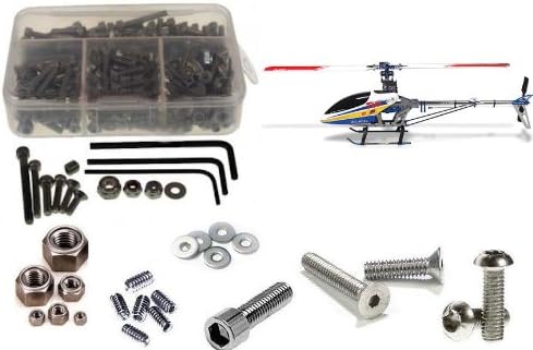RC Screwz Stainless Steel Screw Kit alg003 Compatible with Align T-Rex 450 SE V2