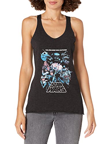 Chemise Star Wars Saga Group pour femme - Chemisier geek chic noir