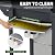 LMNOCHM Propane Grill with Folding Side Tables, 3-Burner Gas Grill with Full-Size Grease Tray and Removable Grease Cup, 30,000 BTU BBQ Grill with Wheels for Outdoor Cooking