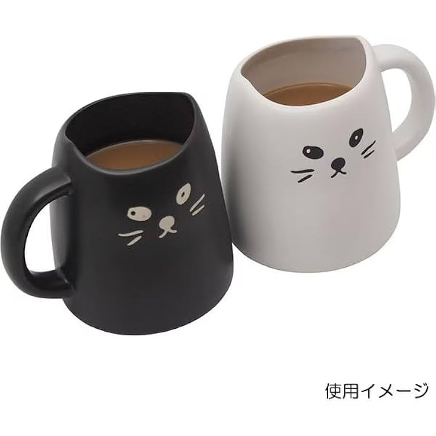 Amazon.co.jp: サンアート かわいい食器 「 黒ねこと白ねこ