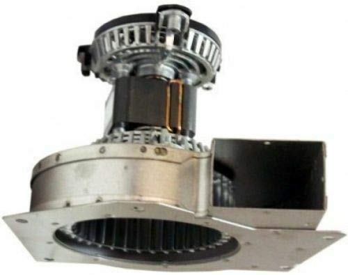 Fasco A072 Draft Inducer, bottom view showing fan blades