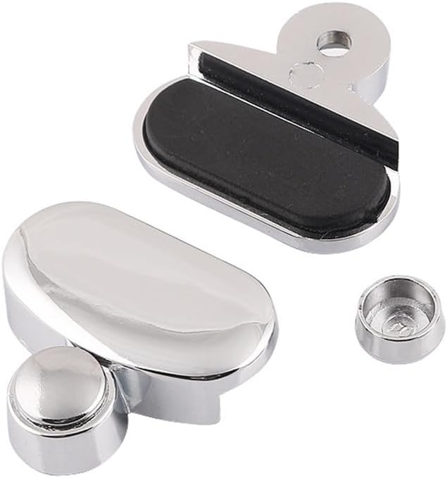 4 Pcs Mirror Clips,Zinc Alloy Mirror Floating Glass Clip,Glass Clamp Bathroom Mirror Clips,Glass Clip Shelf Support Brackets Holder,Mirror and Glass Hanging Kit Wall, 37mm, Silver